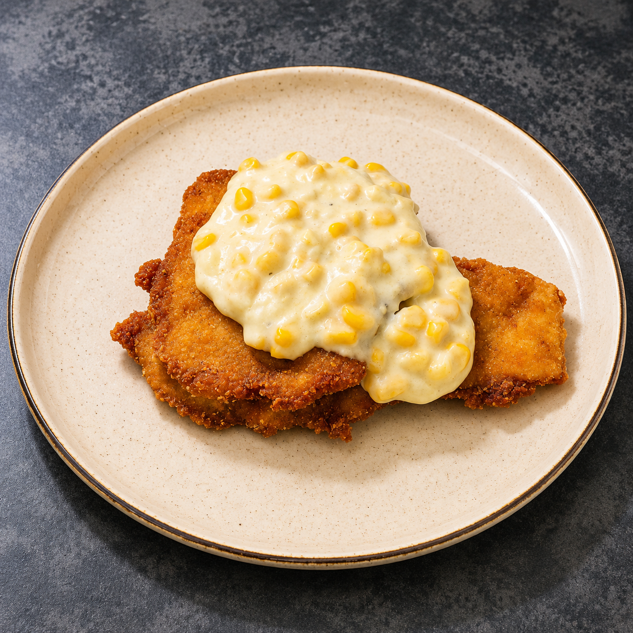 Filé de Frango com Creme de Milho
